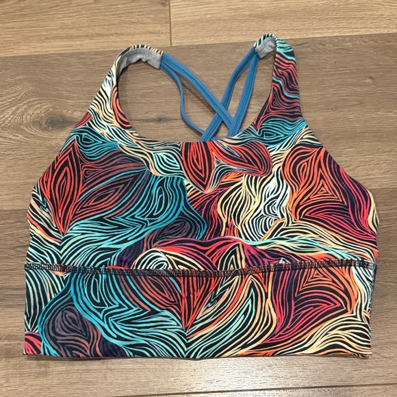 Colorful Women's Sports Bra Tank - Picture 1 of 3